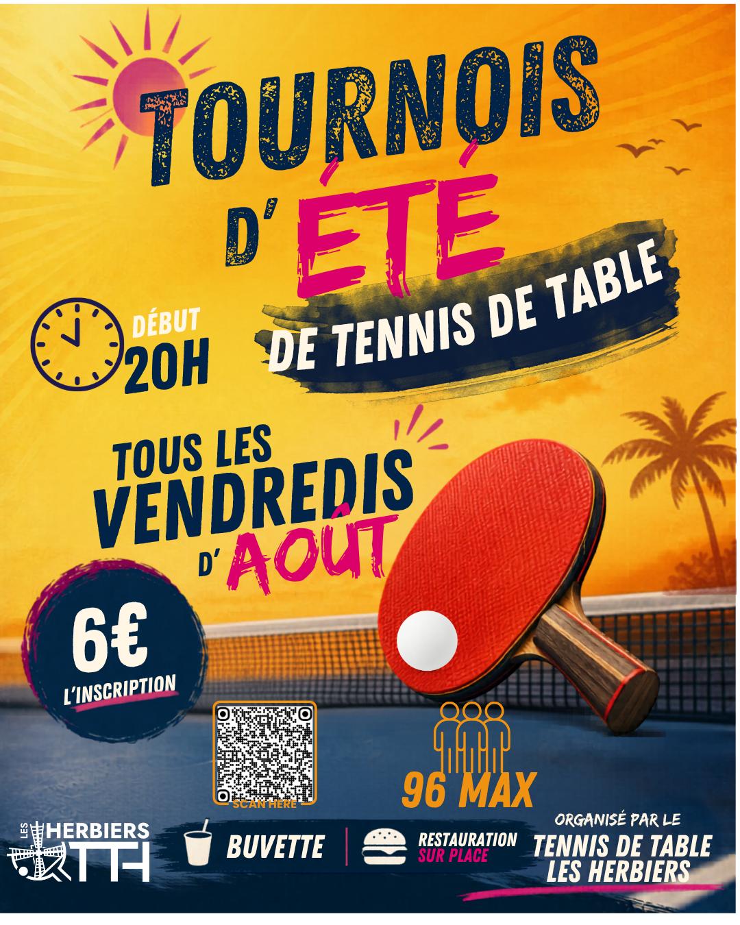 TOURNOIS D&rsquo;ETE 2026